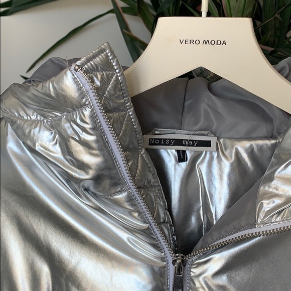 Manteau d’hivers Noisy may métallique - Picture 3 of 4